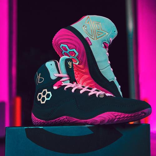 RUDIS JB1喬丹巴勒斯聯名款邁阿密配色摔跤鞋舉重支撐防滑拳擊鞋