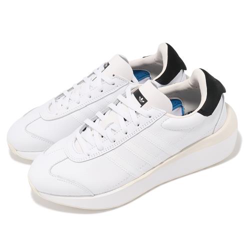 adidas 休閒鞋 Country XLG 男鞋 女鞋 白 黑 麂皮 緩衝 厚底 情侶鞋 愛迪達 ID4707