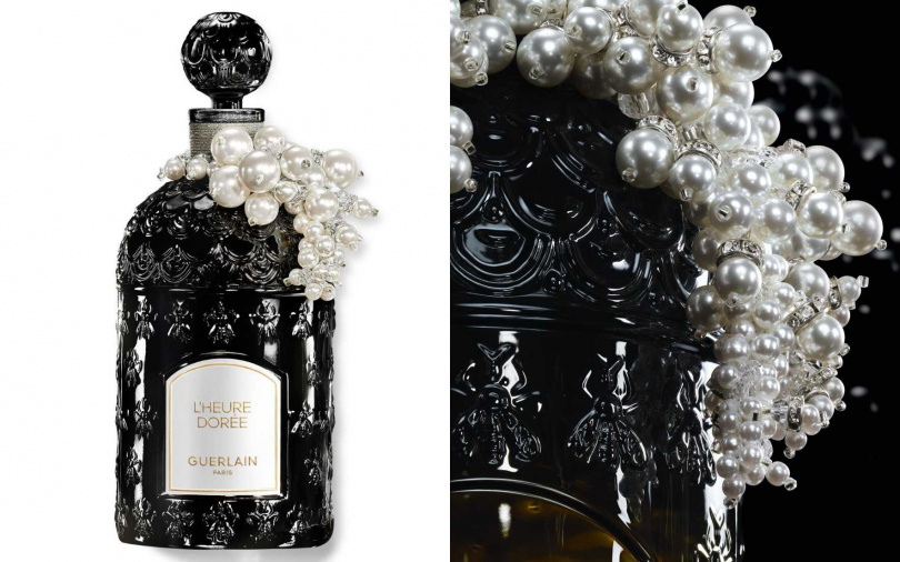 嬌蘭金色時光淡香精珠繡琉光蜂印瓶125ml+30ml噴霧瓶／29,500元（圖／品牌提供）