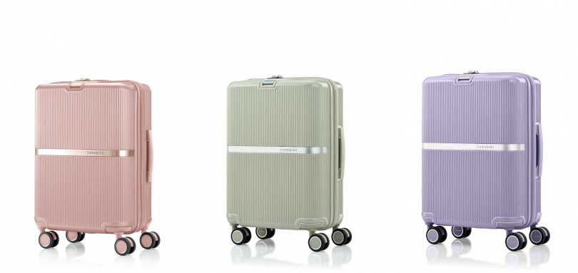 Samsonite MINTER系列20吋、25吋、28吋／13,500元、15,500元、17,500元（圖／品牌提供）