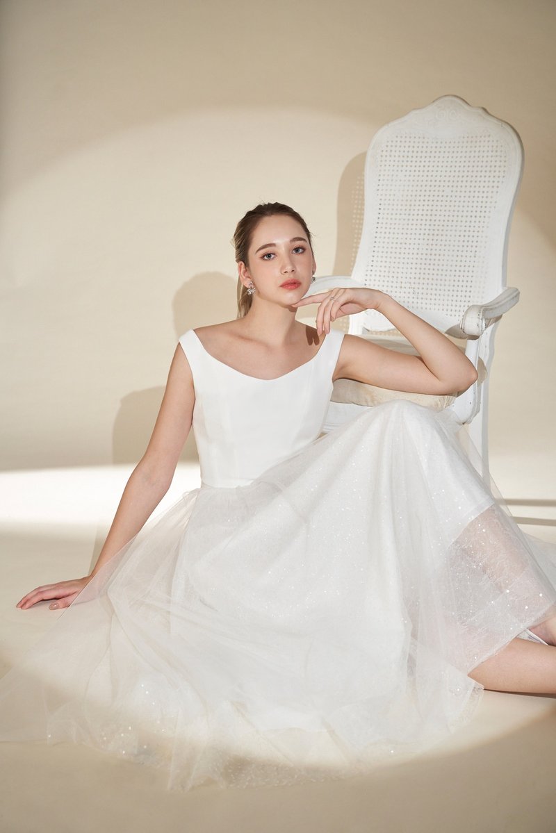 【New】Fanny 兩件式純粹輕婚紗