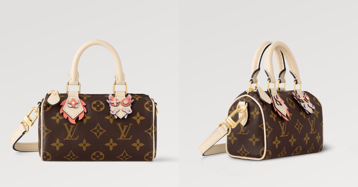 2024龍年限定精品包1：Louis Vuitton Nano Speedy，NT$75,500