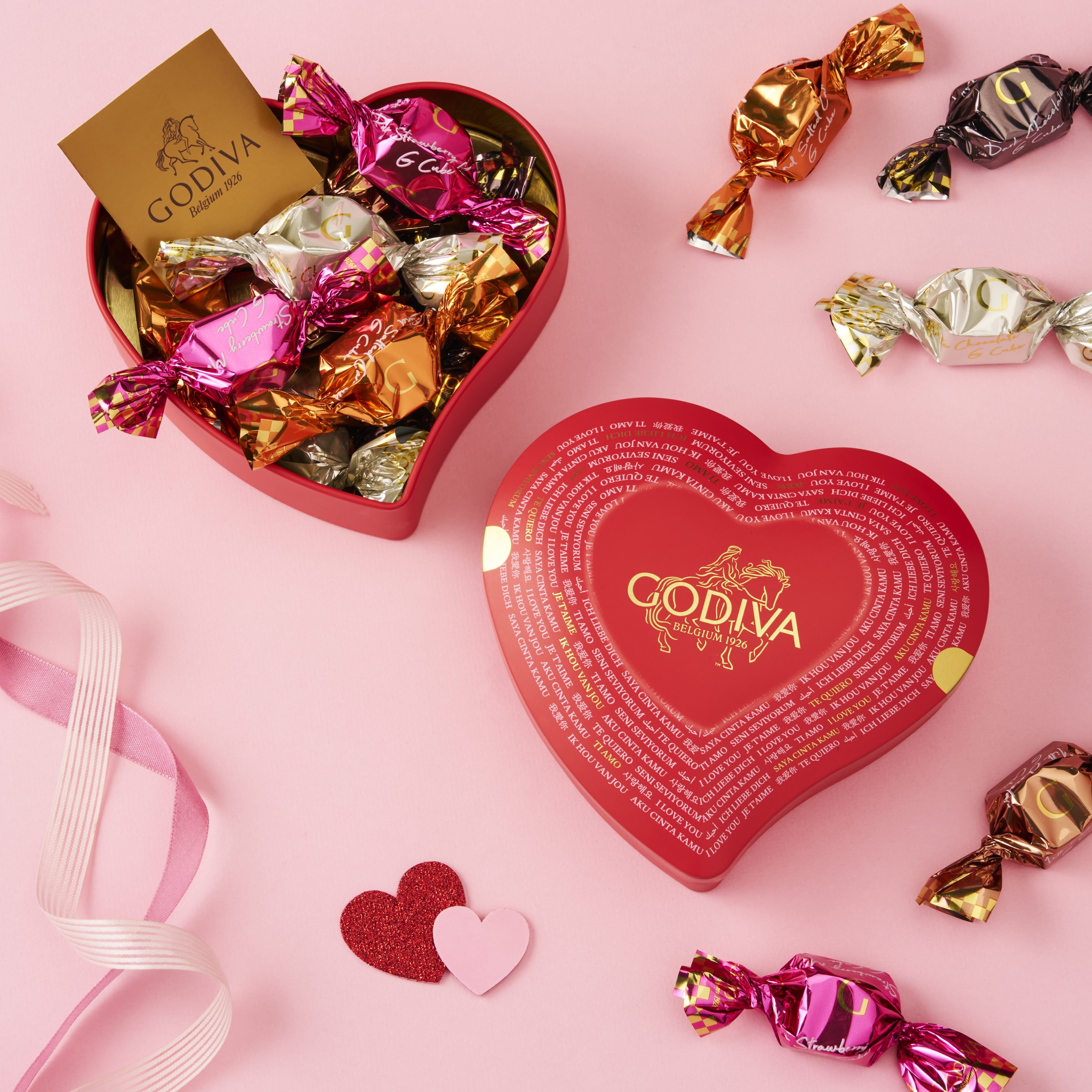 [快速出貨]【GODIVA】戀人絮語巧克力鐵盒10顆裝