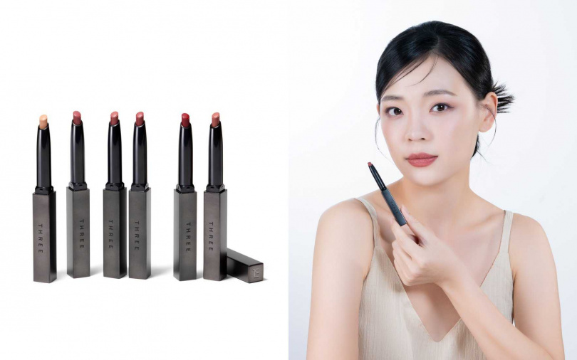 THREE夢幻霧光細管唇膏／1,100元（圖／品牌提供）