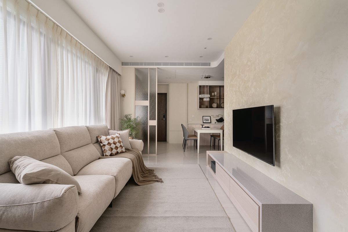 客廳；收納設計；住宅；建築；室內設計