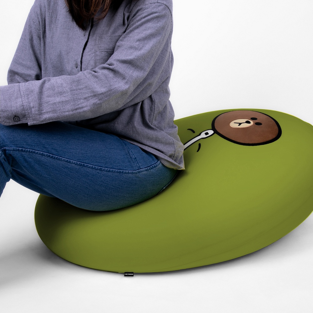 【野獸國】LINE FRIENDS 熊大 懶洋洋睡袋靠枕