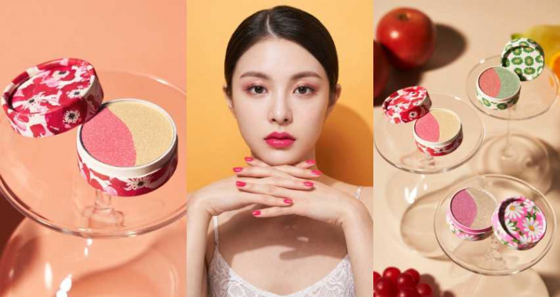 PAUL&JOE 夏日花漾限量雙色眼彩 3色／950元（圖／品牌提供）