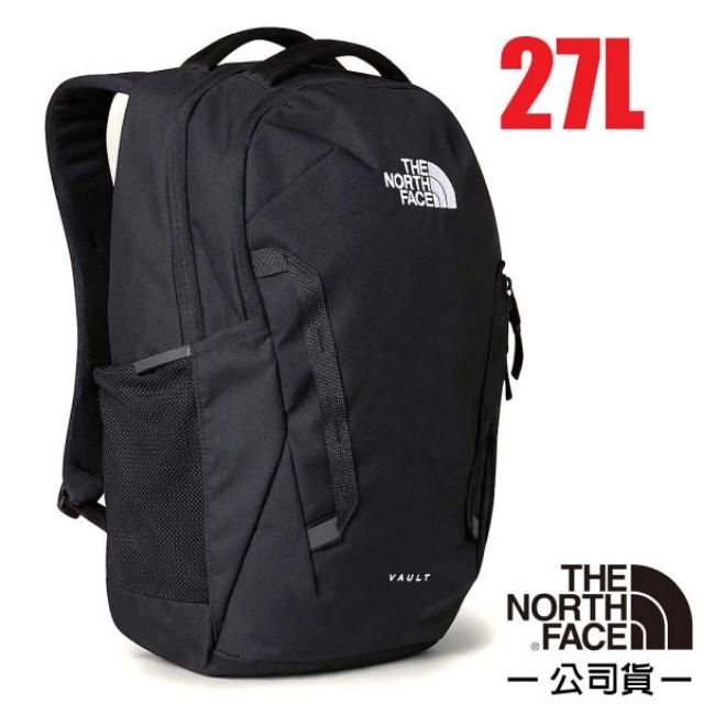 【The North Face】VAULT 抗撕裂多功能後背包26L/3VY2-4H0 宇宙黑 N