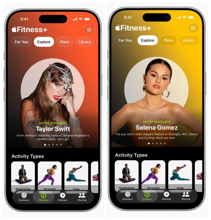 Apple Fitness+ 將於 12/15 上線，提供 12 種訓練類型、月付 150 元訂閱