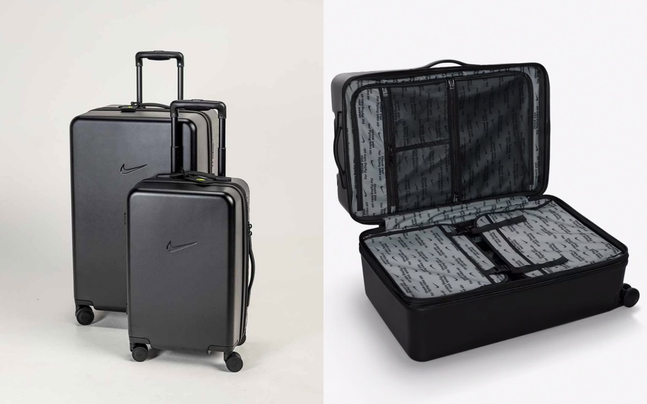 不同於傳統行李箱品牌，Nike 一出手就明確鎖定「需要頻繁移動的人」。Air Force 1 行李箱系列以性能導向（performance-first） 為核心，專為往返比賽、訓練與城市移動的運動族群所設計。