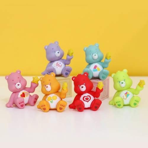 韓國版 CARE BEARS 彩虹熊 坐坐系列 盲盒