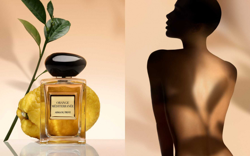 ARMANI/PRIVÉ高級訂製香水花園系列-赤暮苦橙100ml／8,500元（圖／品牌提供）