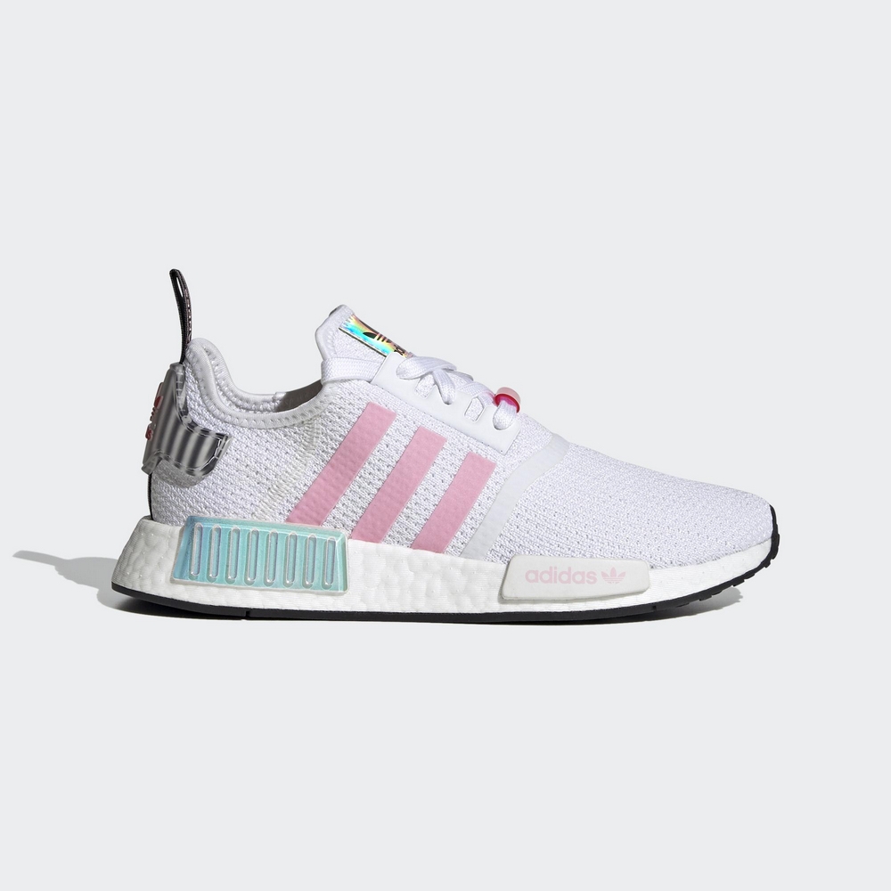 ADIDAS NMD_R1 W 女 經典鞋 白粉