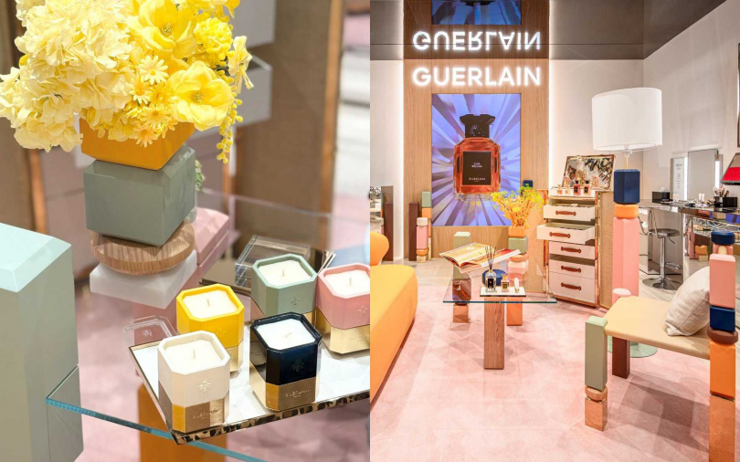 嬌蘭藝術沙龍香氛藝廊-色彩概念店，呼應春季新登場的「居家藝術系列」，以繽紛色系的傢具帶來前所未有的感官體驗。（圖／吳雅鈴攝、品牌提供）