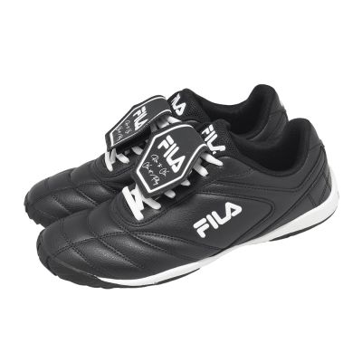 Fila 休閒鞋 Calcio Uno 男鞋 黑 白 復古 世足 足球鞋 1C331A001