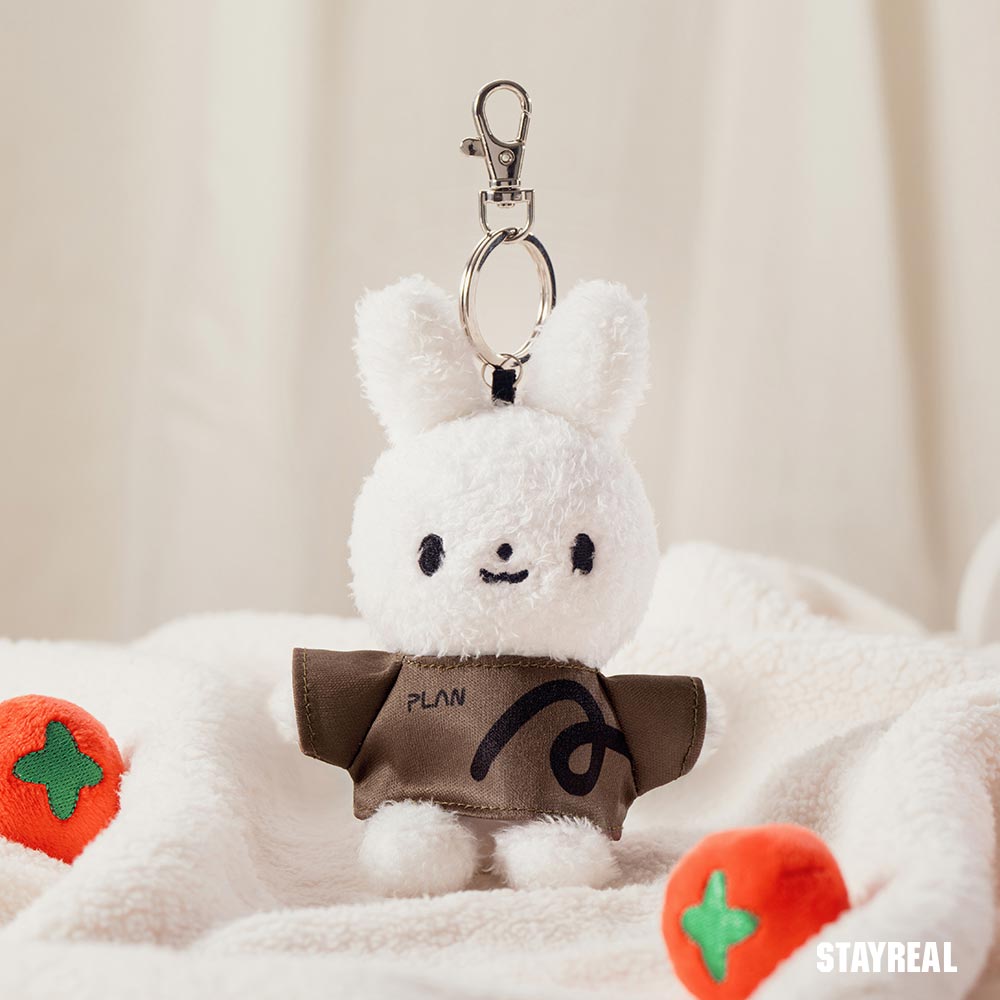 STAYREAL rabbit.Q純真兔兔絨毛公仔吊飾