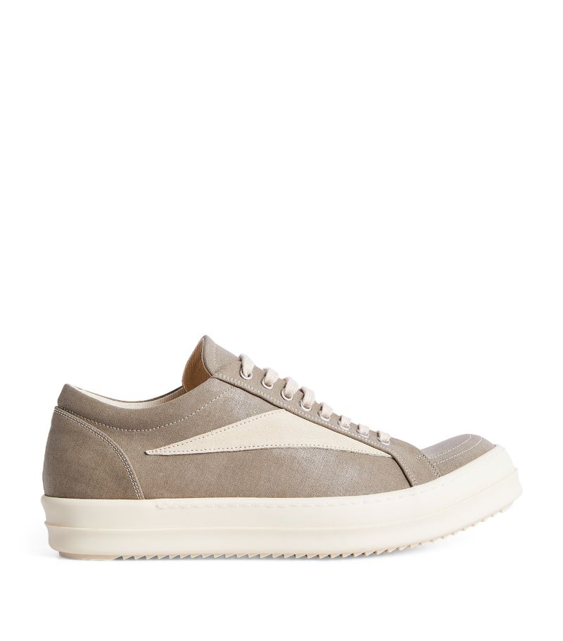 Rick Owens Denim Vintage Low-Top Sneakers