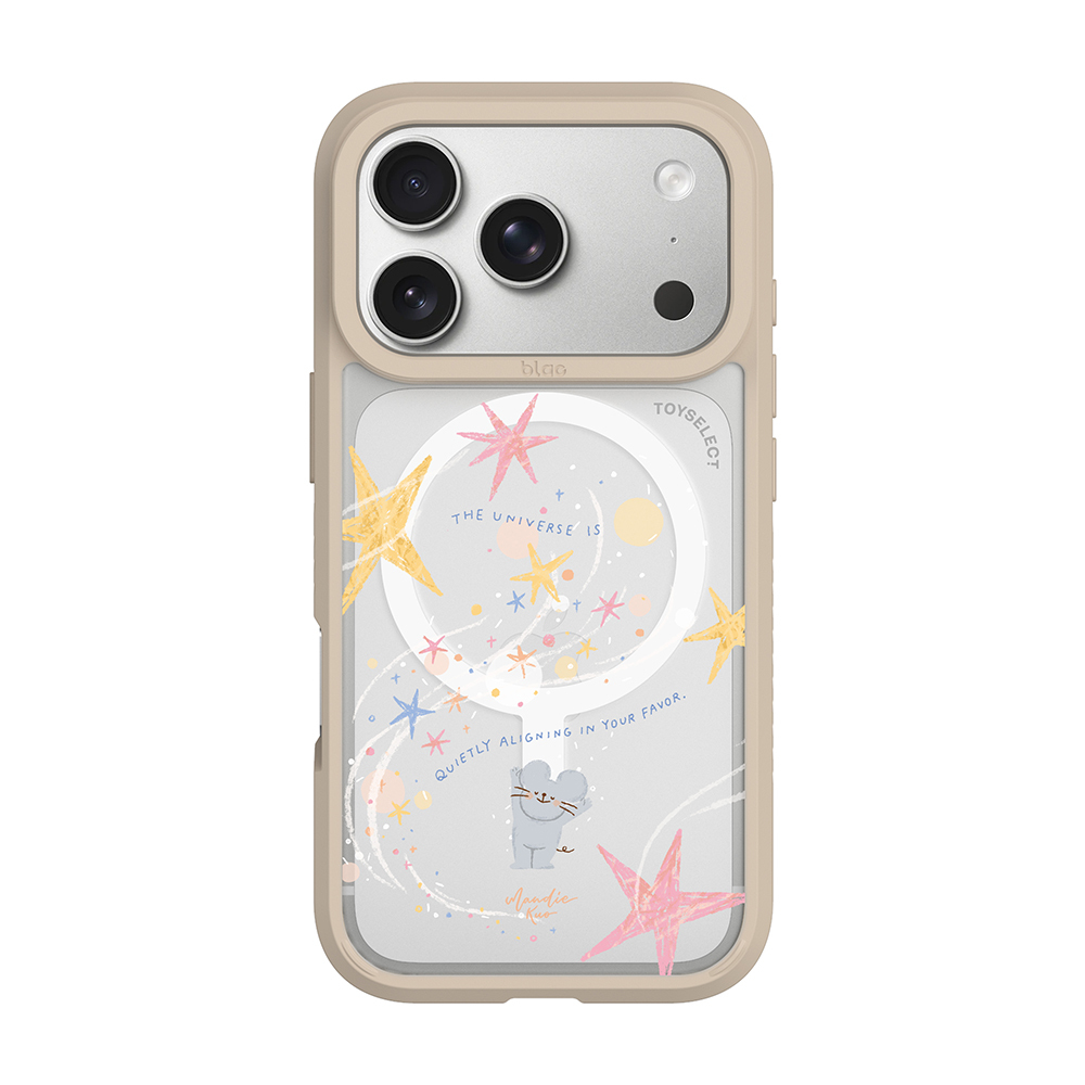 【插畫家聯名】Mandie宇宙能量極光霧透MagSafe iPhone手機殼