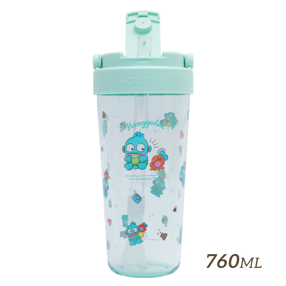 【HOUSUXI】三麗鷗人魚漢頓-Tritan輕透舒吸杯(附彈跳吸管)760ml＜售價已折＞
