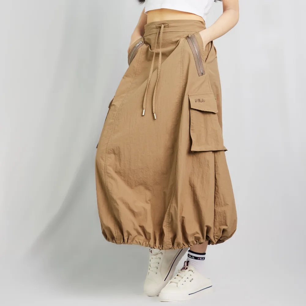 FILA #幻遊世界 女口袋工裝長裙