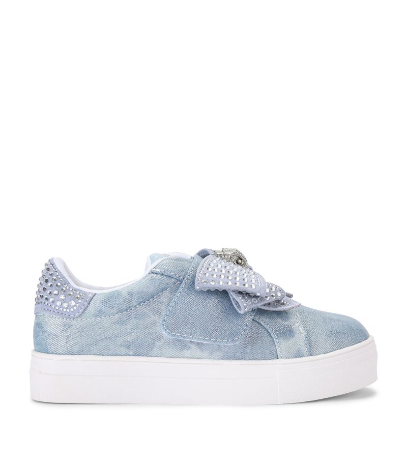 Kurt Geiger London Denim Mini Laney Eagle Sneakers