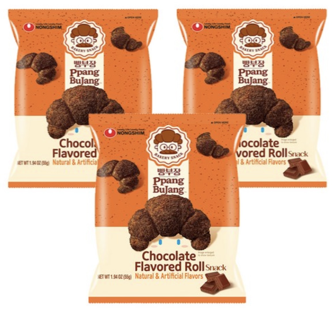 NONGSHIM 農心 麵包部長 可頌造型餅乾巧克力味