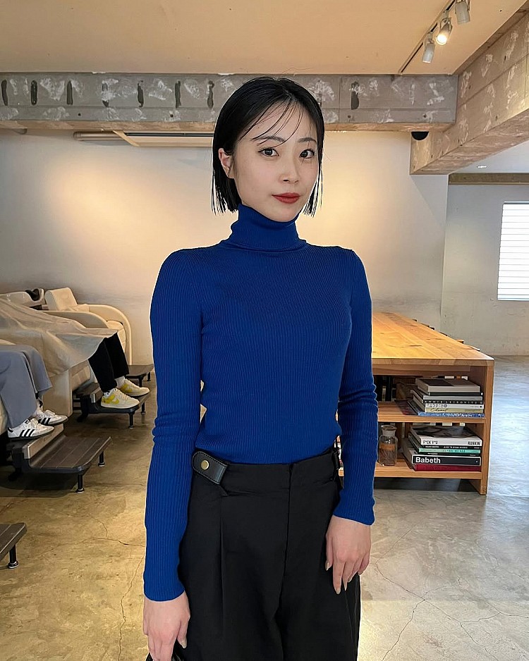 2025短髮造型推薦18：鬚鬚瀏海一刀切