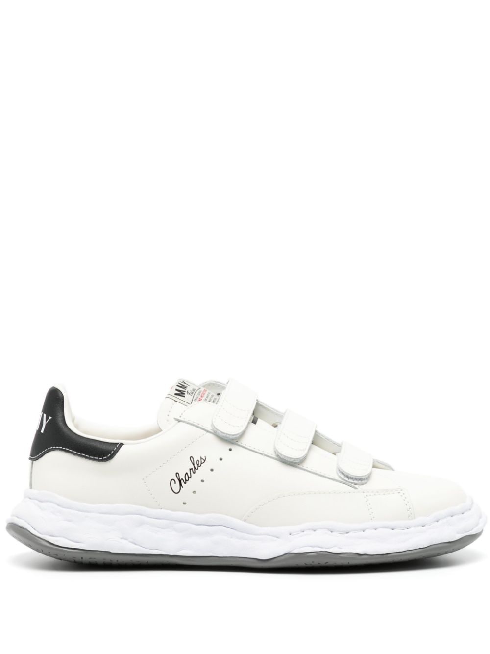 Maison MIHARA YASUHIRO - Charles touch-strap sneakers - unisex - Rubber/Calf Leather/Calf Leather - 38 - White