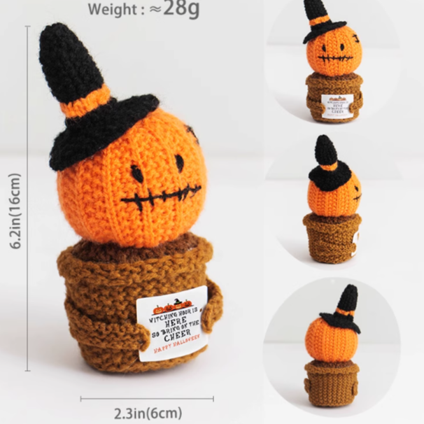 【Missing想念你】萬聖節 南瓜/幽靈/ 針織花玩具/ -聖誕禮物/畢業花束/射手座生日禮物/七夕情人節禮物/母親節花束/母親節禮物