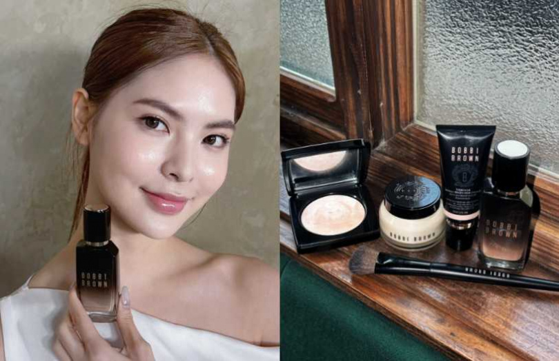 BOBBI BROWN 冬蟲夏草精華亮膚持妝乳 40ml／2,150元、專業無瑕底妝刷／2,300元、大師底妝刷／2,600元 （圖／廖怡婷 攝）