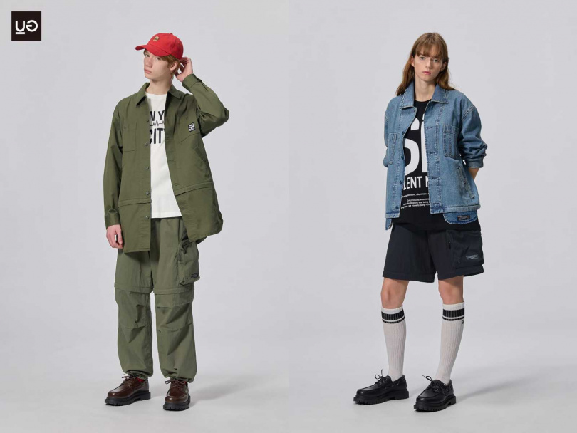 工裝褲(褲管可拆) 男女適穿／1,490元。（圖／品牌提供）