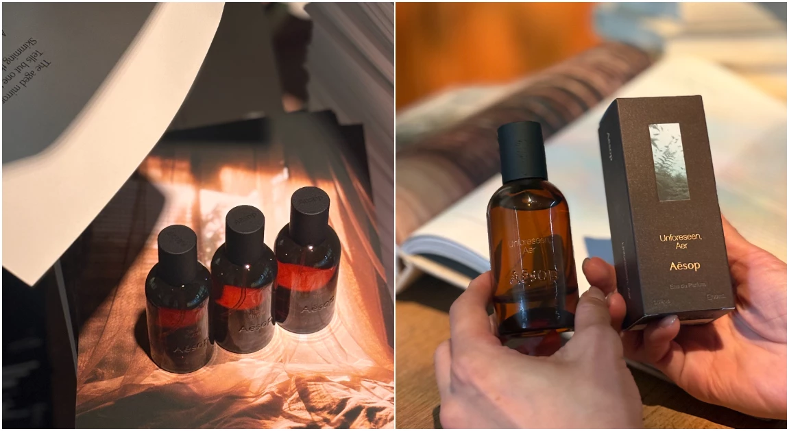 Aesop 喚空香水建議售價：50mL NT$6,200、100mL NT$10,200