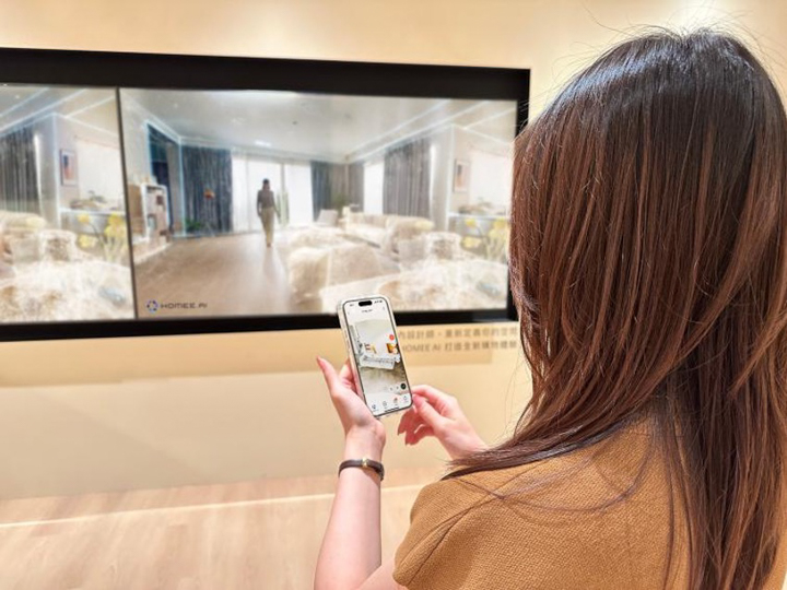 推出全球首個 3D AI 室內設計師的台灣新創 HOMEE AI，提供民眾以 AI 打造室內空間設計