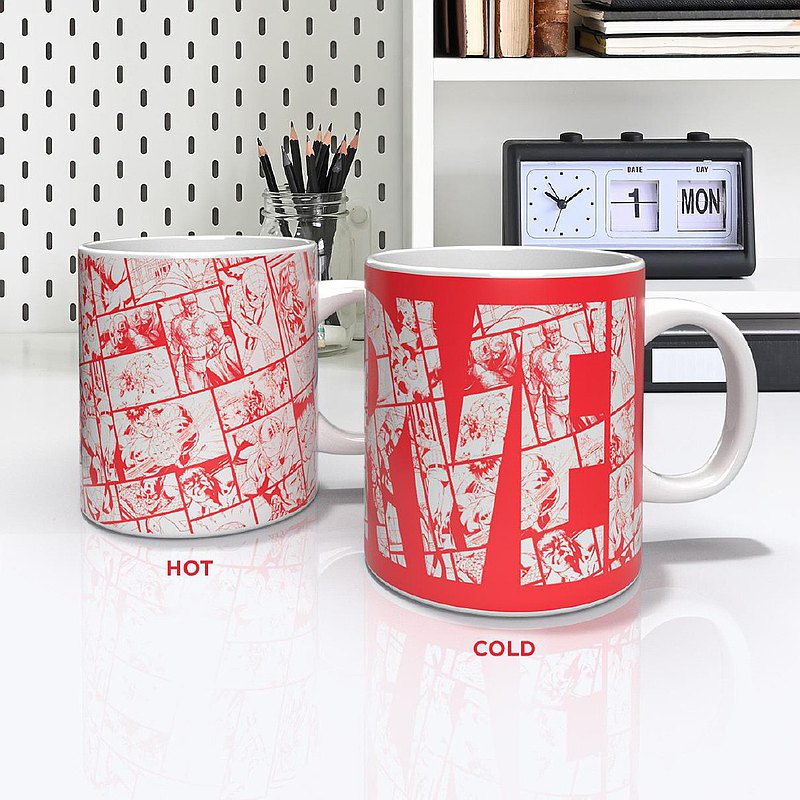 【2021全球首發】Paladone Marvel Superhero 感溫變色馬克杯