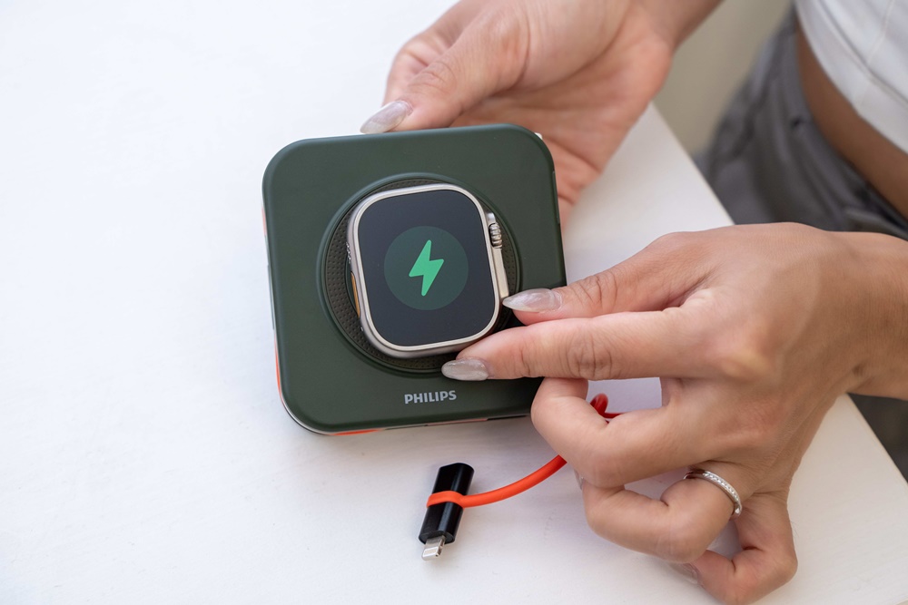 PHILIPS 發表 FunCube 2.0 放心充多合一行動電源，磁吸充電、延長線直接內建