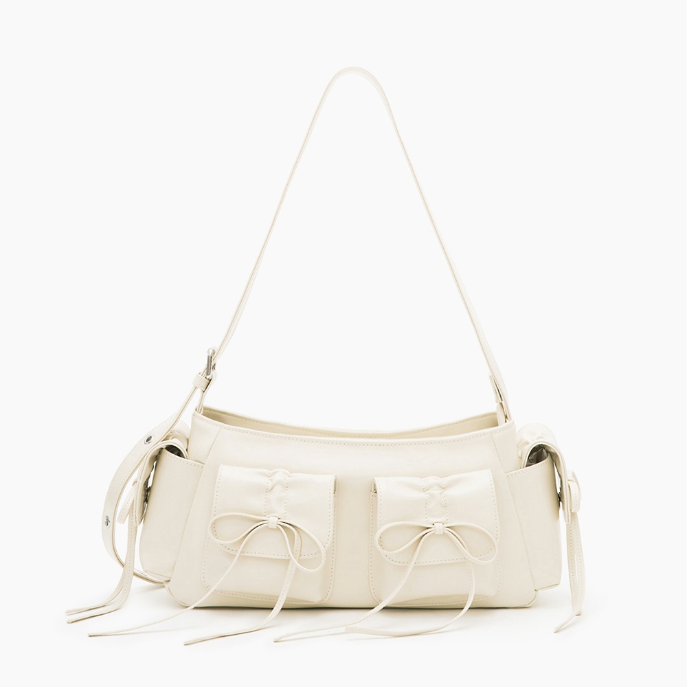 D+AF Nabi蝴蝶結多口袋二用側背包