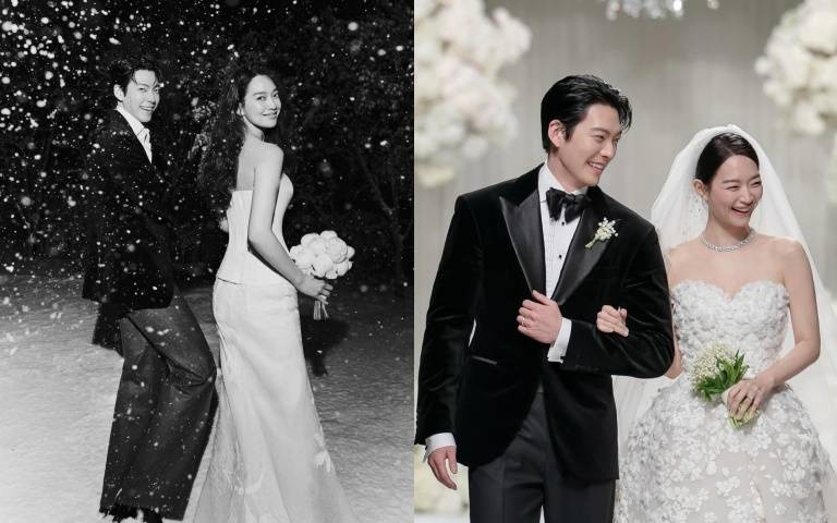 金宇彬、申敏兒讓人們再次相信愛情！世紀婚禮「伴手禮」細節曝光，申敏兒披「婚紗界愛馬仕」美哭全網！