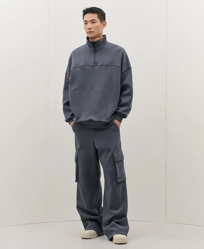 PORTER PANTS 針織面感工裝長褲