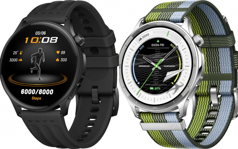 OPPO Watch S推出「星耀銀」、「幻影黑」兩種顏色。（圖／OPPO提供）