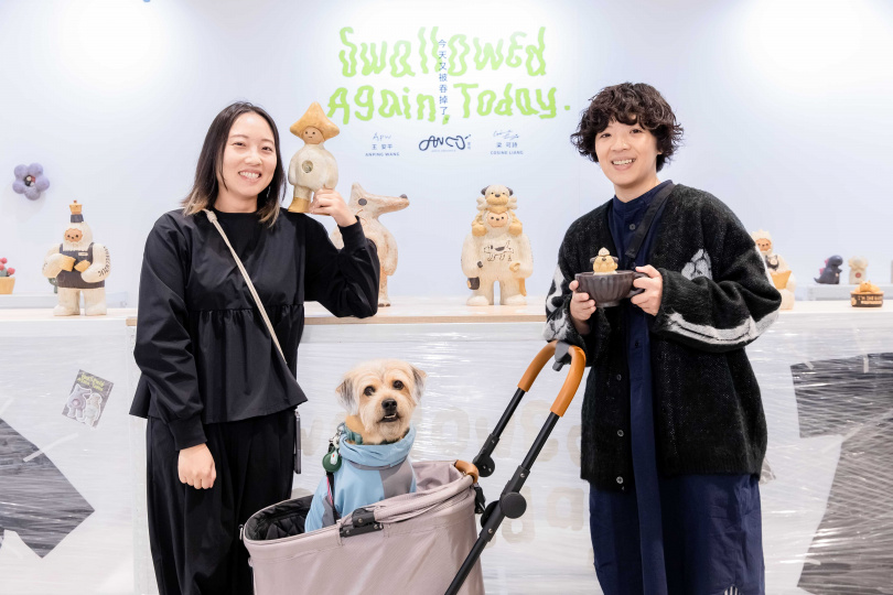 2025工藝之夢年度邀請展藝術家 王安平（左）梁可詩（右）