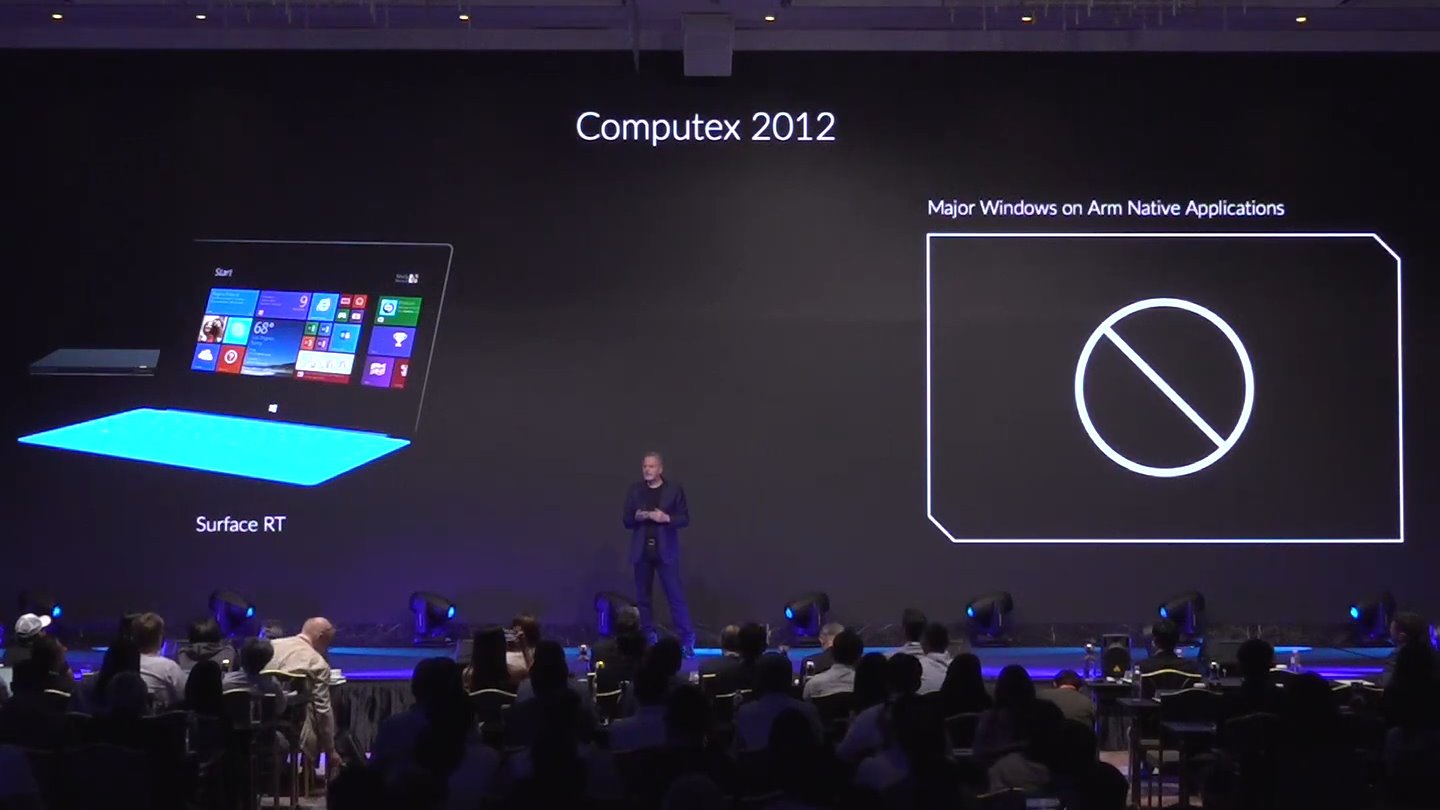 Rene Haas回想當年Surface RT平板電腦失敗的原因之一是缺乏軟體陣容，而且無法相容傳統Windows應用程式。