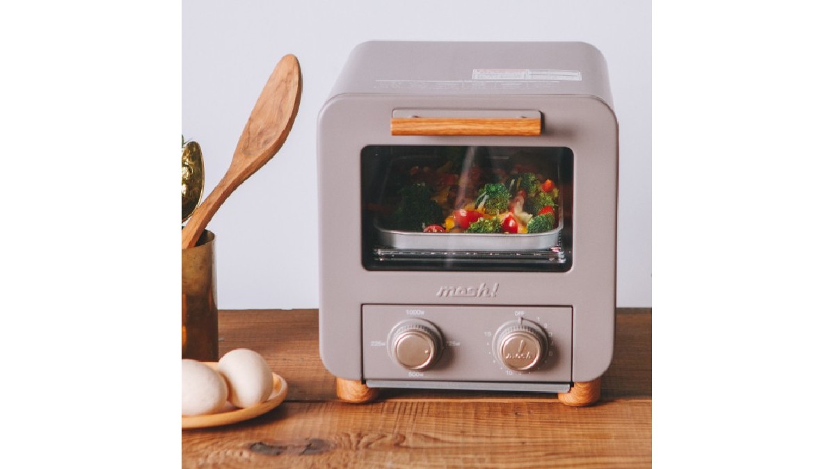 日本 mosh! 電烤箱 M-OT1 BR 咖啡棕