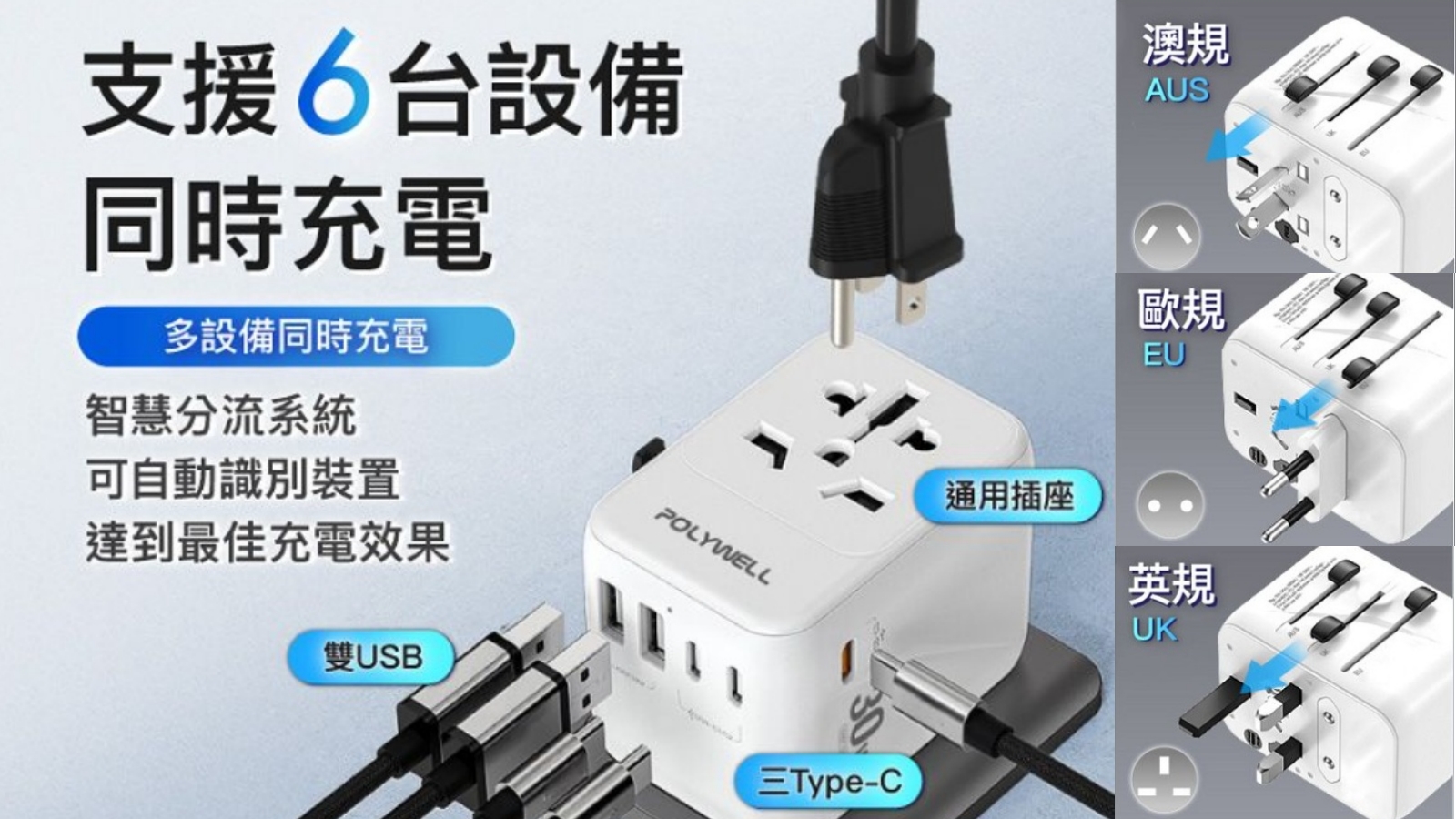 多合一萬國轉接頭