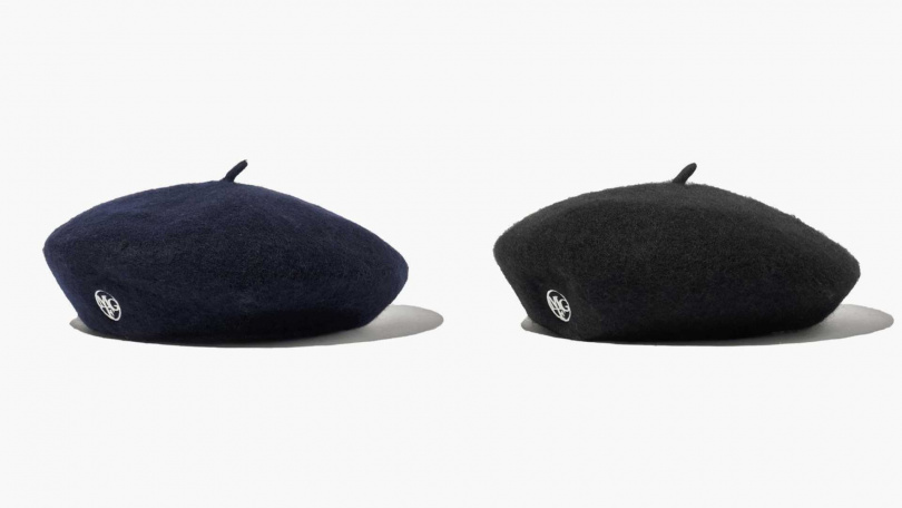 MARITHÉ+FRANÇOIS GIRBAUD 經典 LOGO羊毛貝雷帽（圖／品牌提供）