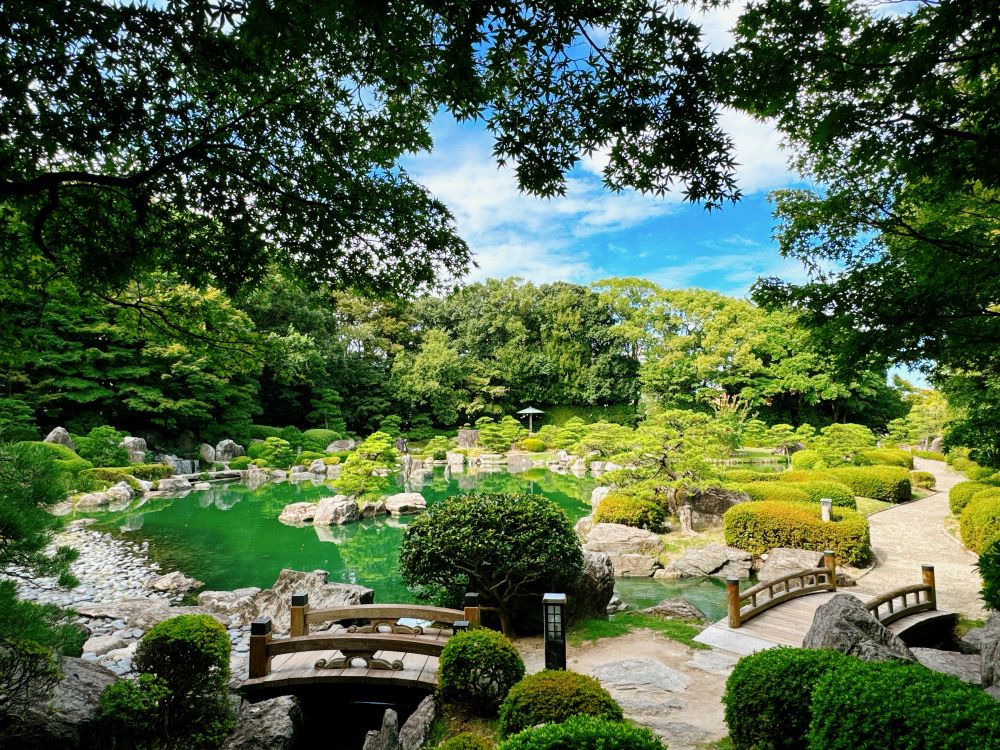 大濠公園日本庭園_上池_大池泉庭