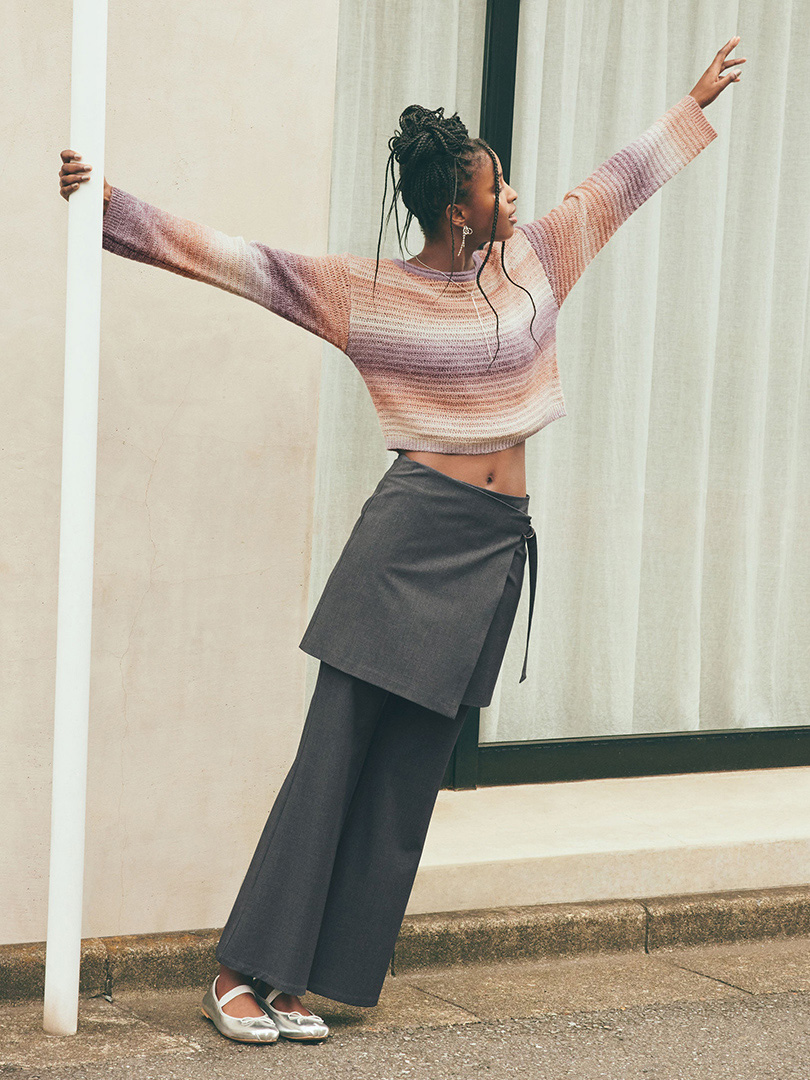 GU 女裝 兩件式裙褲組