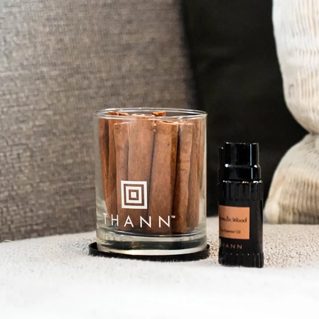 THANN｜香木複方精油10ml+肉桂擴香杯