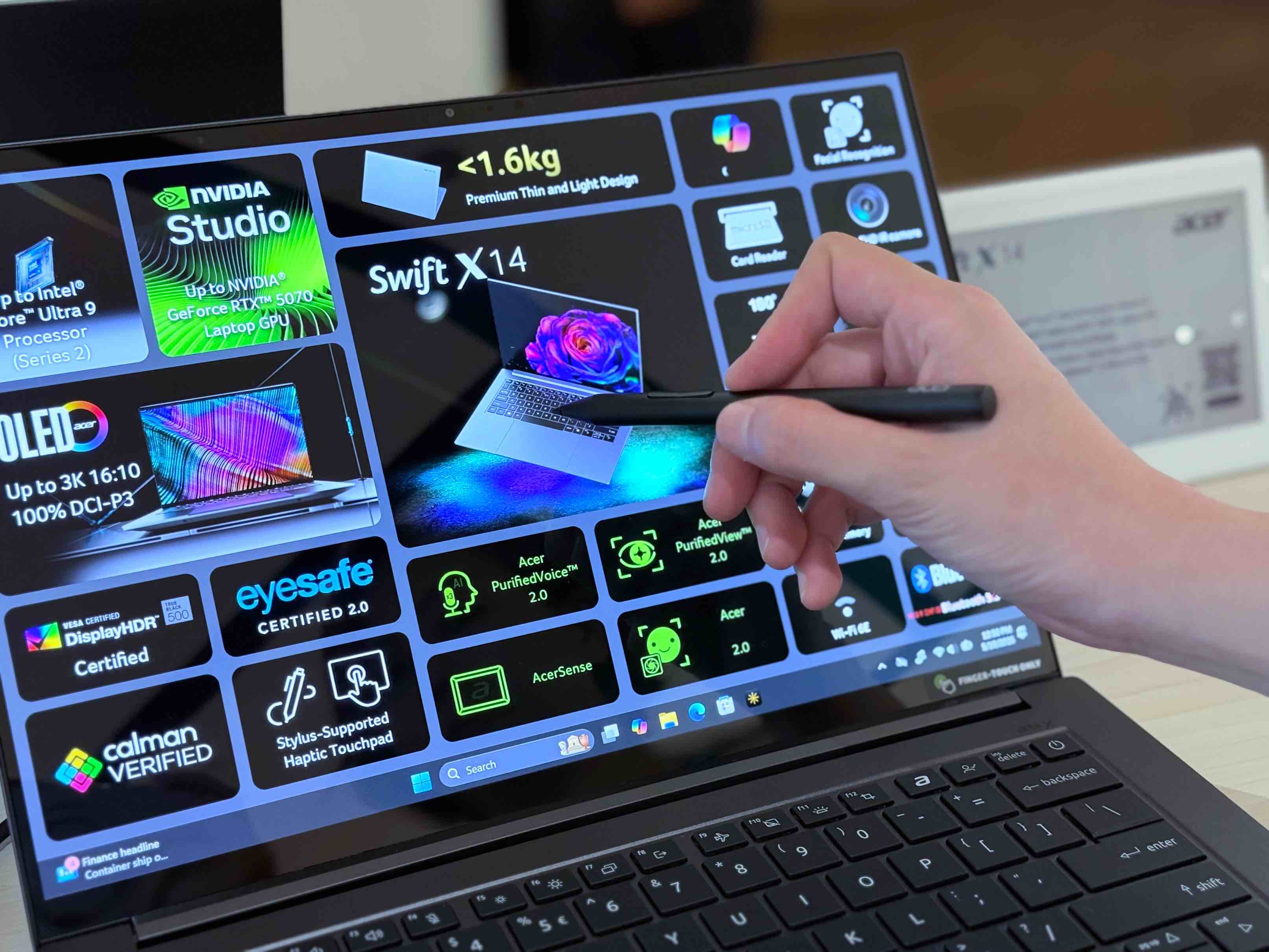 【COMPUTEX 2025】Acer Swift X 14 及 Swift X 14 AI 專為創作者打造，搭載 GeForce RTX 5070 顯示晶片