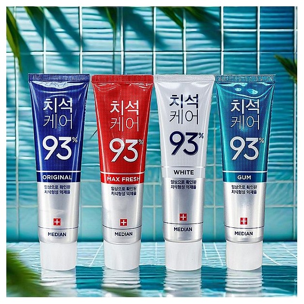 韓國 Median~93%強效淨白去垢牙膏(120g) 款式可選  升級版