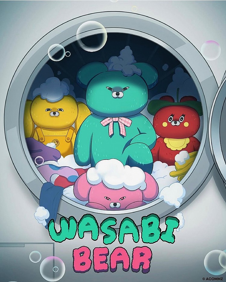 作者 Sugar Rain 也曾於韓國月刊《I love character》上以漫畫的形式創作角色的世界觀，即使只是短篇故事，還是讓芥末熊被更多人認識並敲碗希望能推出連載劇情。